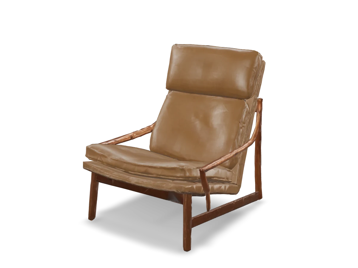 After: the lounge chair